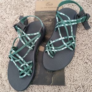 Size 10 Green Chaco Sandals